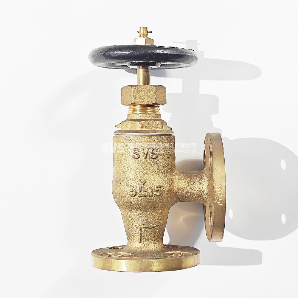 日标青铜角式法兰截止阀